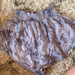 Tie Dye Flowy Shorts